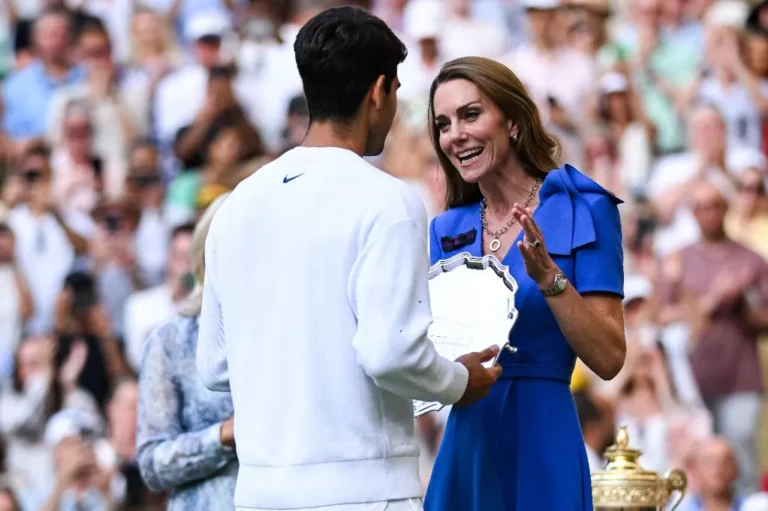Kate Middleton’s four-word message to Carlos Alcaraz after Wimbledon loss
