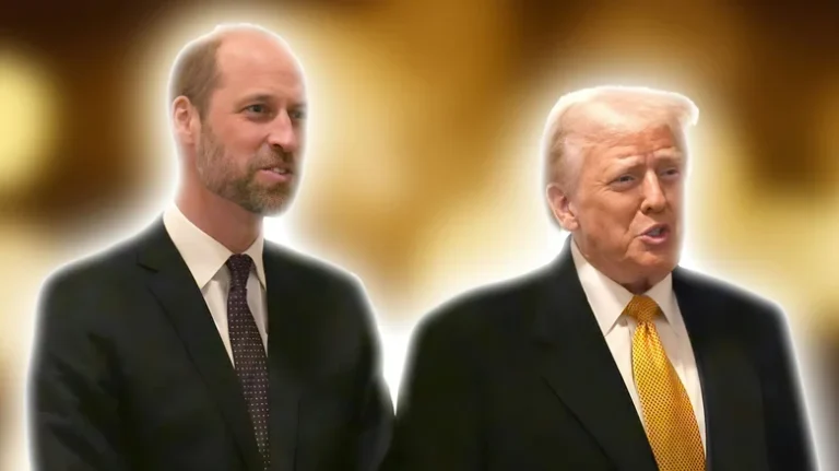 LIP READER TELLS US TRUMP AND PRINCE WILLIAM SEEM FRIENDLY