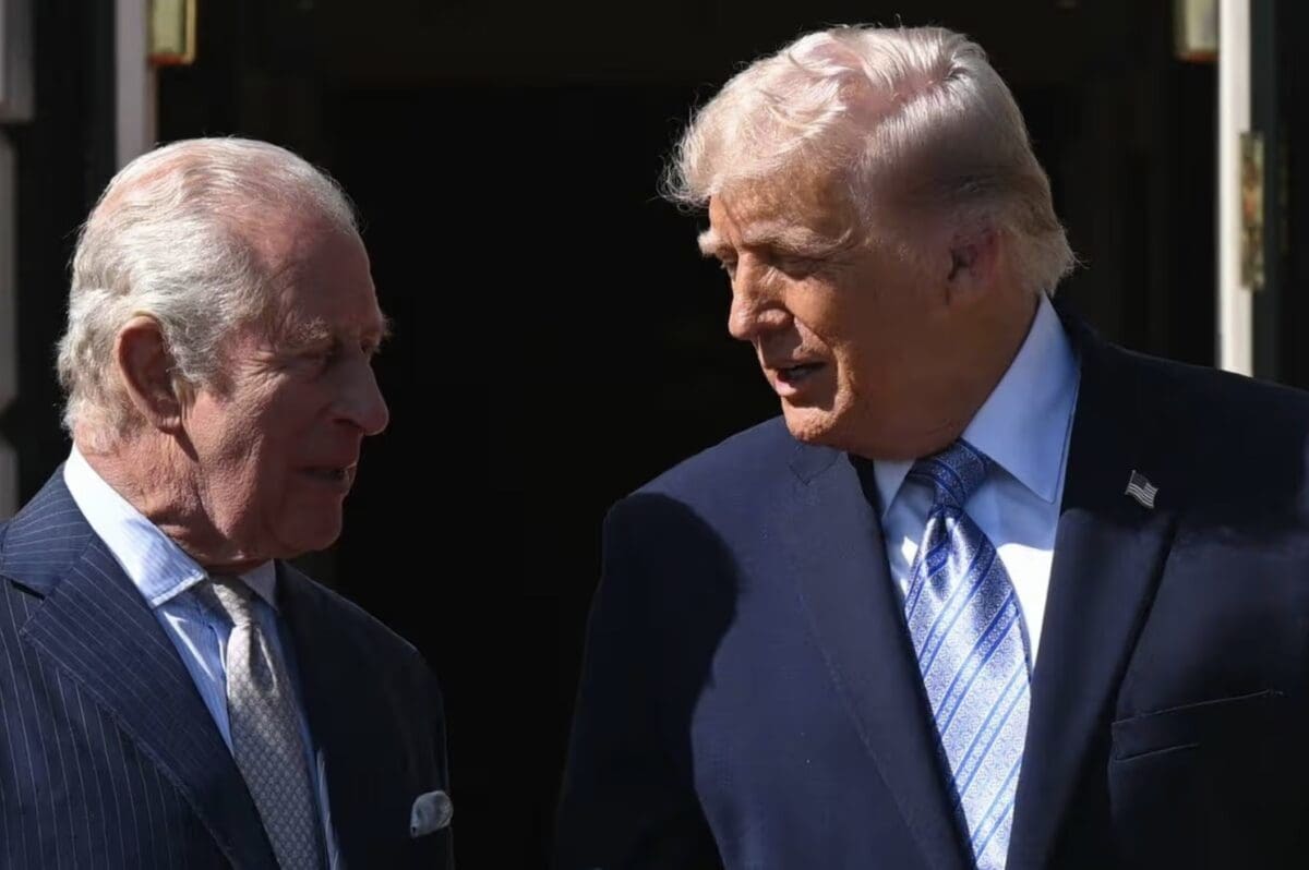 Donald Trump's whispered warning to King Charles shared by lip reader