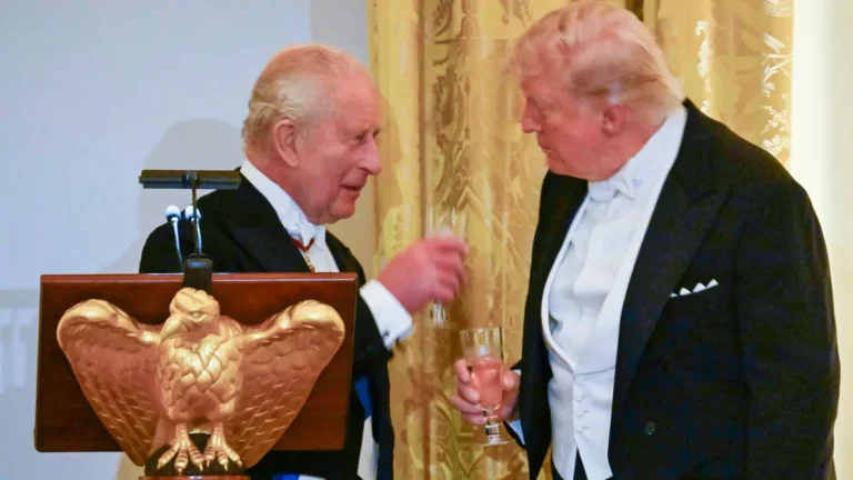 King Charles fires back during state dinner at Donald Trump’s offensive comments