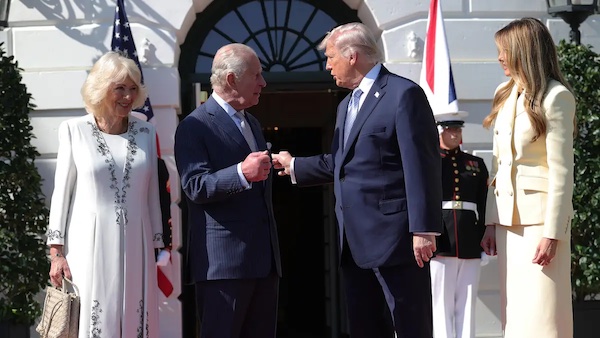Lip reader reveals King Charles had chilling admission to Trump during US visit