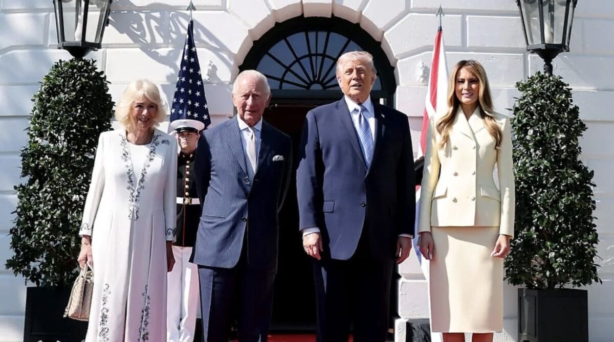 Lip reader reveals sinister warning Donald Trump issued King Charles during White House visit