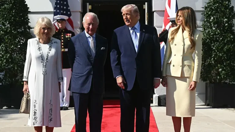 Lip reader reveals King Charles ‘telling off Trump’ just moments after meeting him