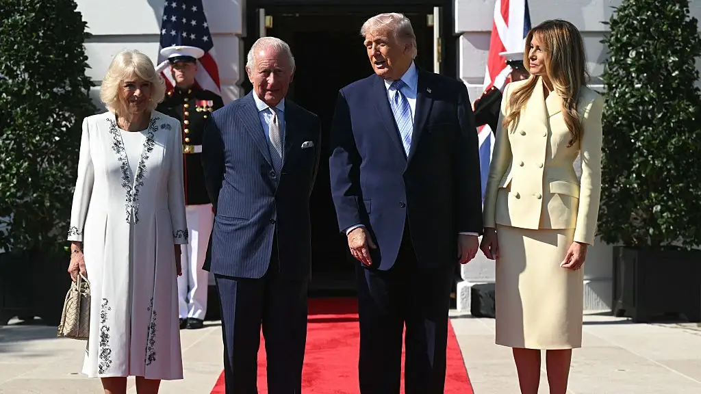 Lip reader reveals King Charles 'telling off Trump' just moments after meeting him