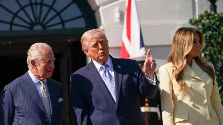 Trump Drops Assassination Bombshell on King Charles During Awkward Greeting — As Monarch Fires Back at Prez With Quip, Lip Reader Claims