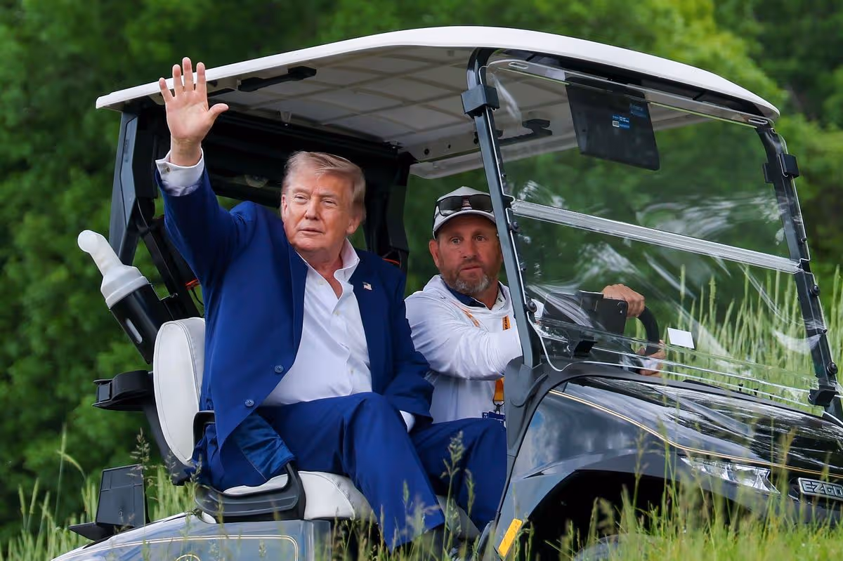 Trump seen by lip reader admitting 'I felt old' after son's comment on turning 80