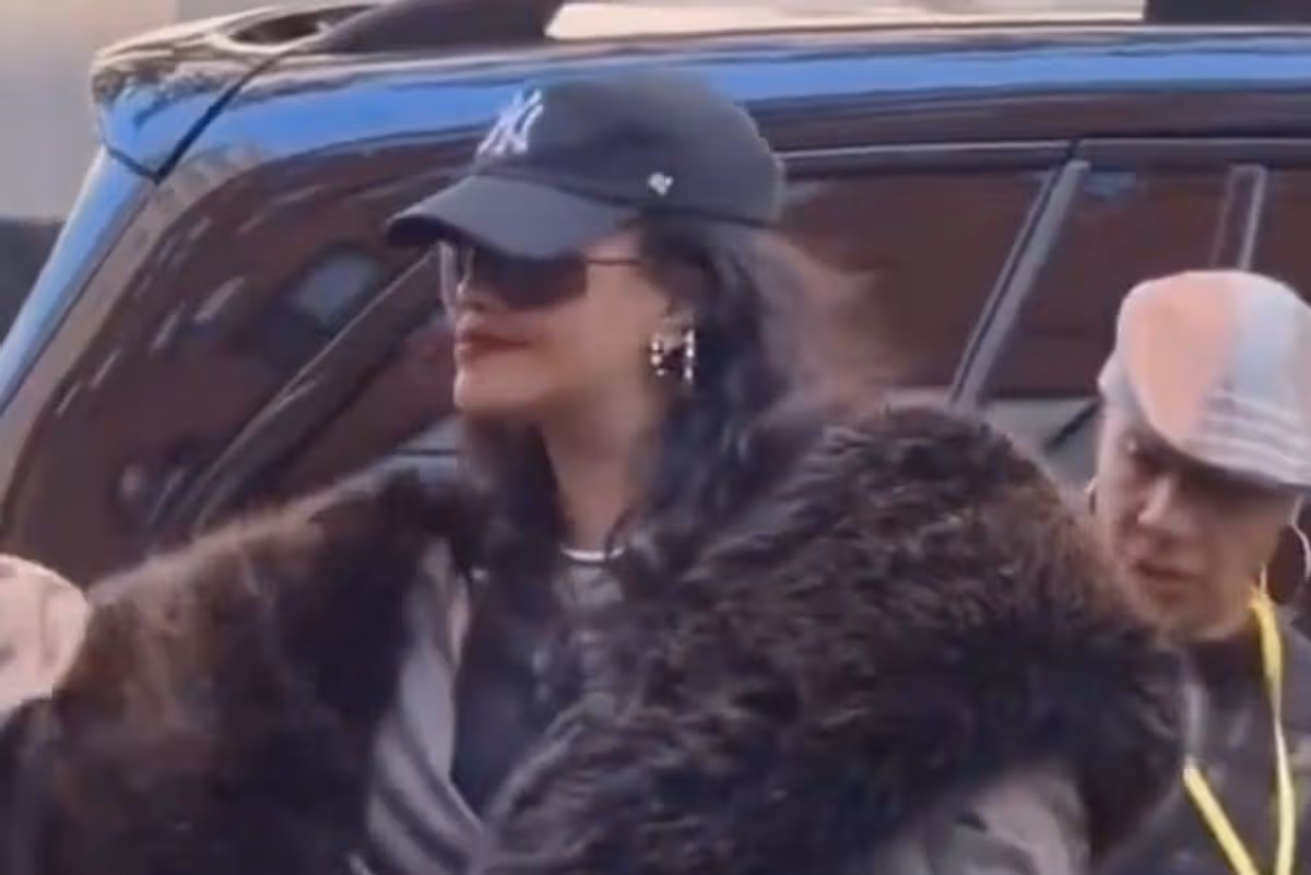 EXCLUSIVE: Rihanna says 'check her butt' as she tries to avoid wardrobe malfunction ahead of Met Gala