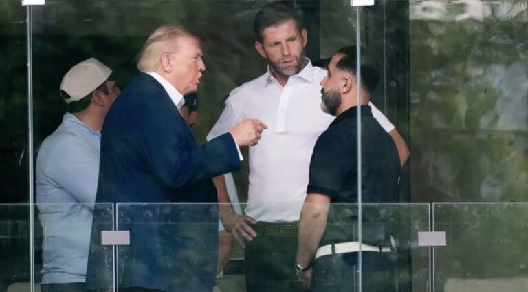 Lip reader decodes Donald Trump’s ageing concerns to son Eric