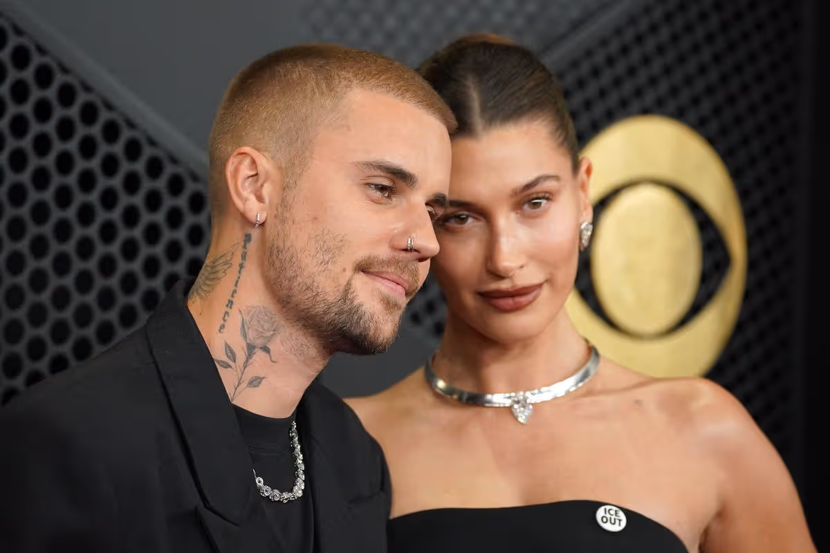 Justin Bieber and wife Hailey Bieber