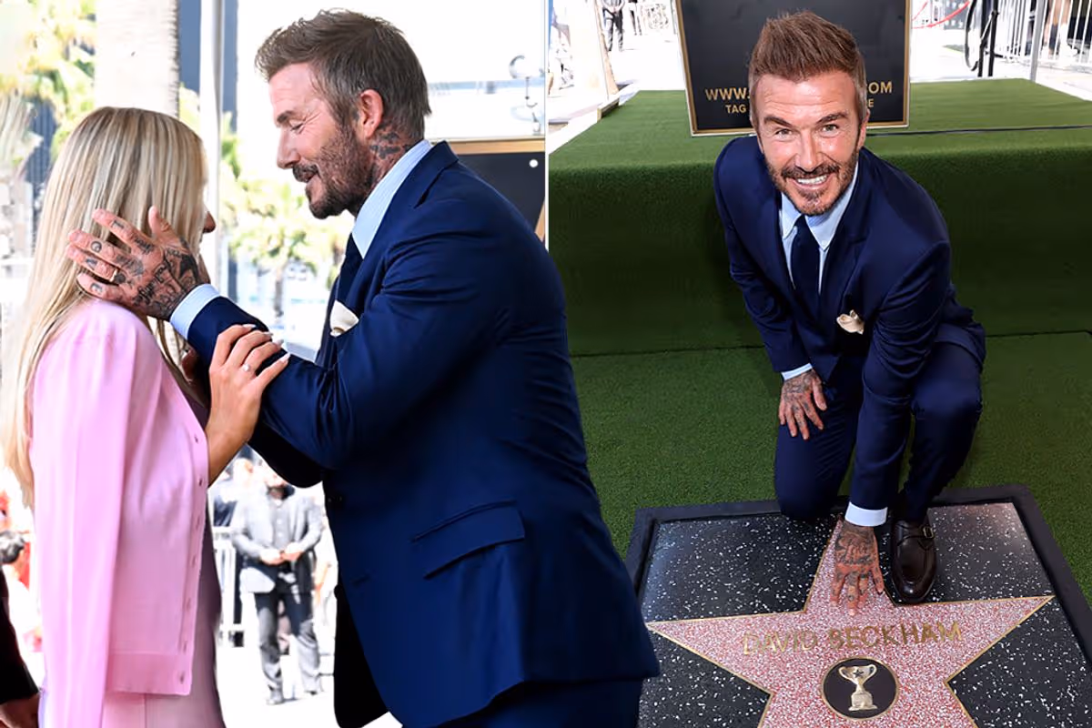 David Beckham and daughter Harper, David Beckham and Hollywood Star