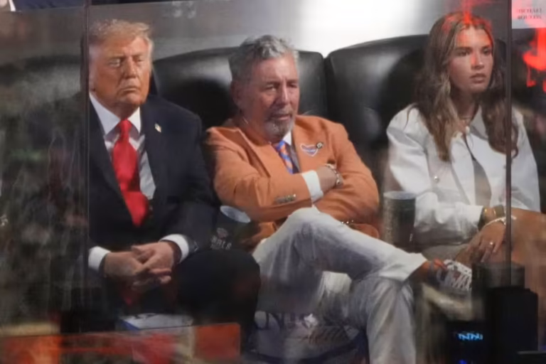 Lip reader works out Donald Trump’s intense plea to Knicks owner after thunderous boos