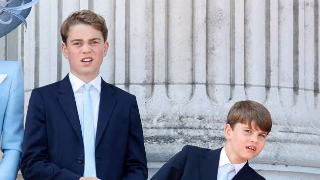 Cheeky Prince Louis’ balcony antics return as royal family marks King’s birthday parade