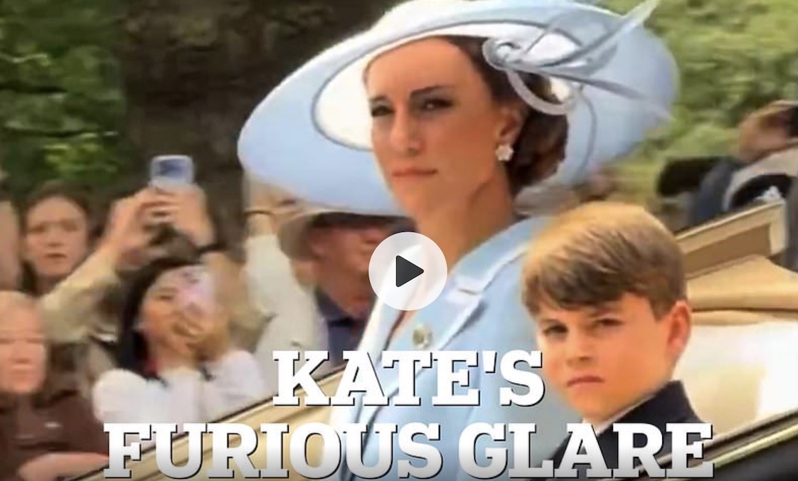Kate’s furious glare
