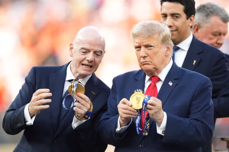 Lip reader deciphers Donald Trump’s World Cup trophy promise during Spain victory