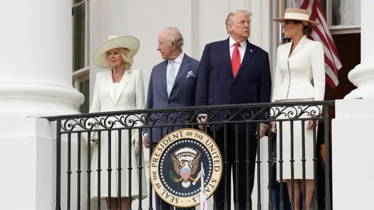 Melania Trump’s blunt two-word order to Trump during state visit revealed by lip reader