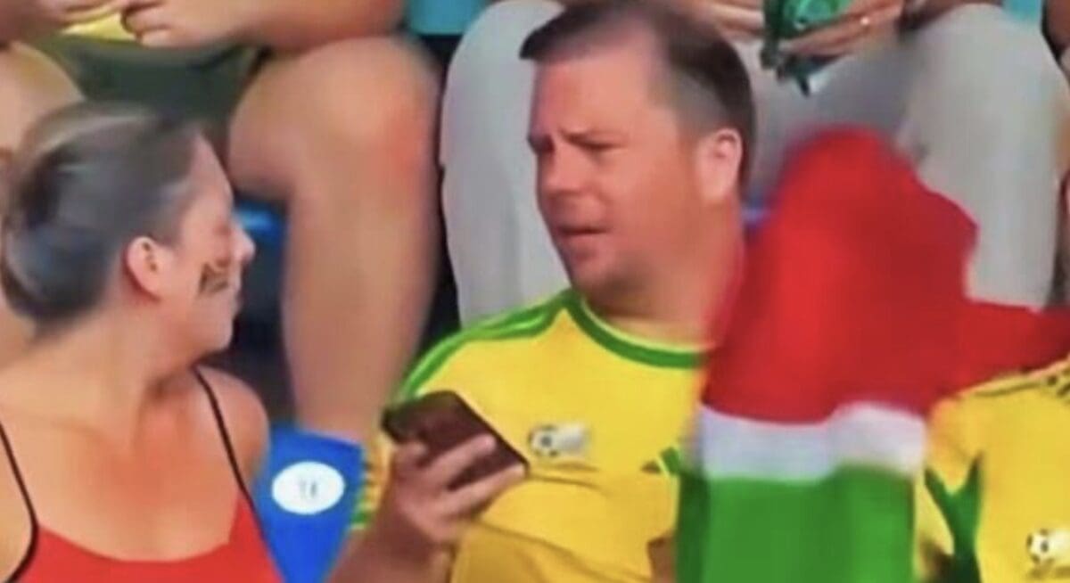 South African couple arguing at FIFA 20226