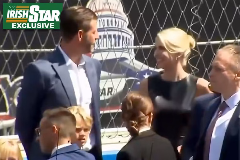 Lip reader decodes Eric Trump’s comment to Natalie Harp after her apology letter to president was leaked